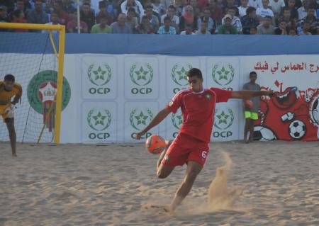 mdjs, beach soccer 2012, haddaoui, sport maroc, football de plage, football