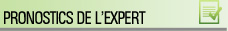 Pronostics de l'expert