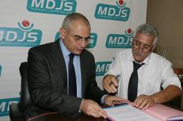 Signature de la convention MDJS / AMPPS