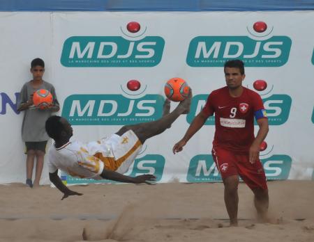 mdjs, beach soccer 2012, haddaoui, sport maroc, football de plage, football